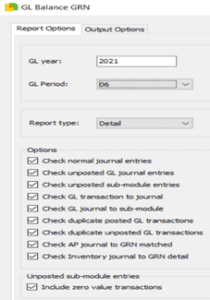 Month End blog GL Balance GRN - How to Perform Month End with SYSPRO 8