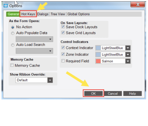 Business Process Procedure – Hot Keys and Short Cuts 10.1